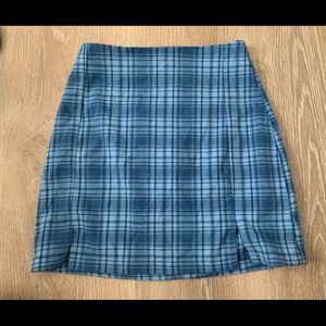 Brandy Melville “Cara” Plaid Skirt